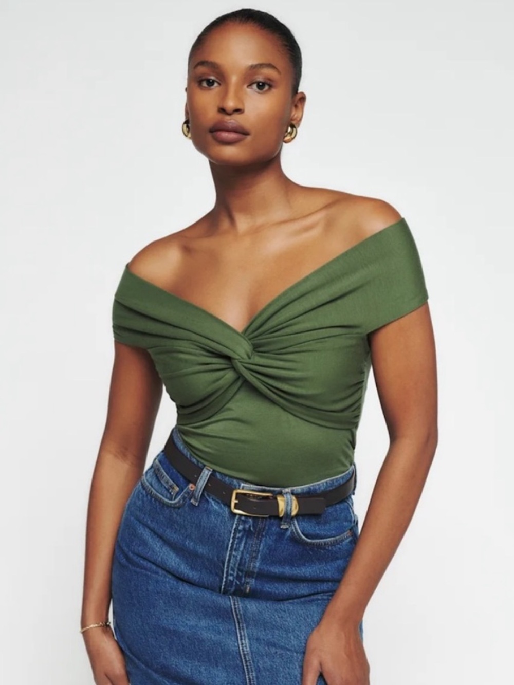 Reformation Ezlynn Knit Top